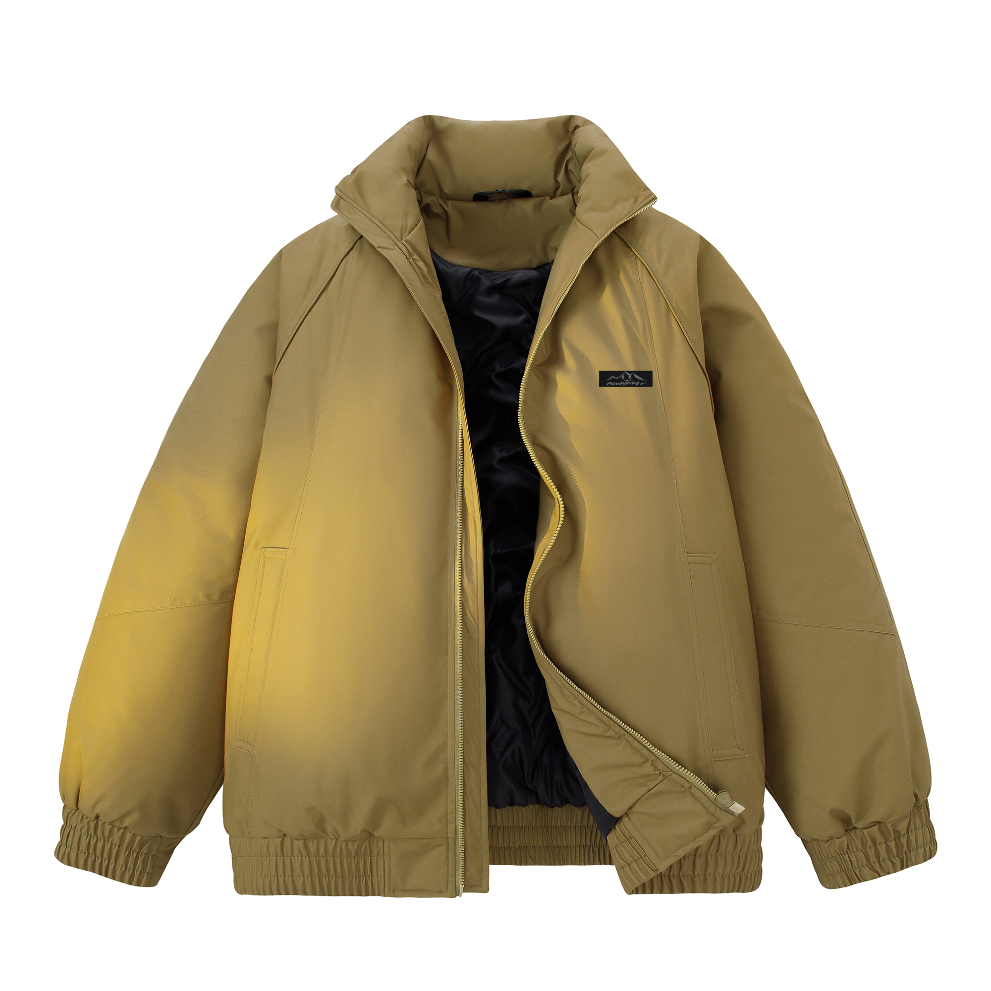 

Пуховик Huichao Riding The Wind Collection Unisex WARRIOR, коричневый хаки (diy badge)