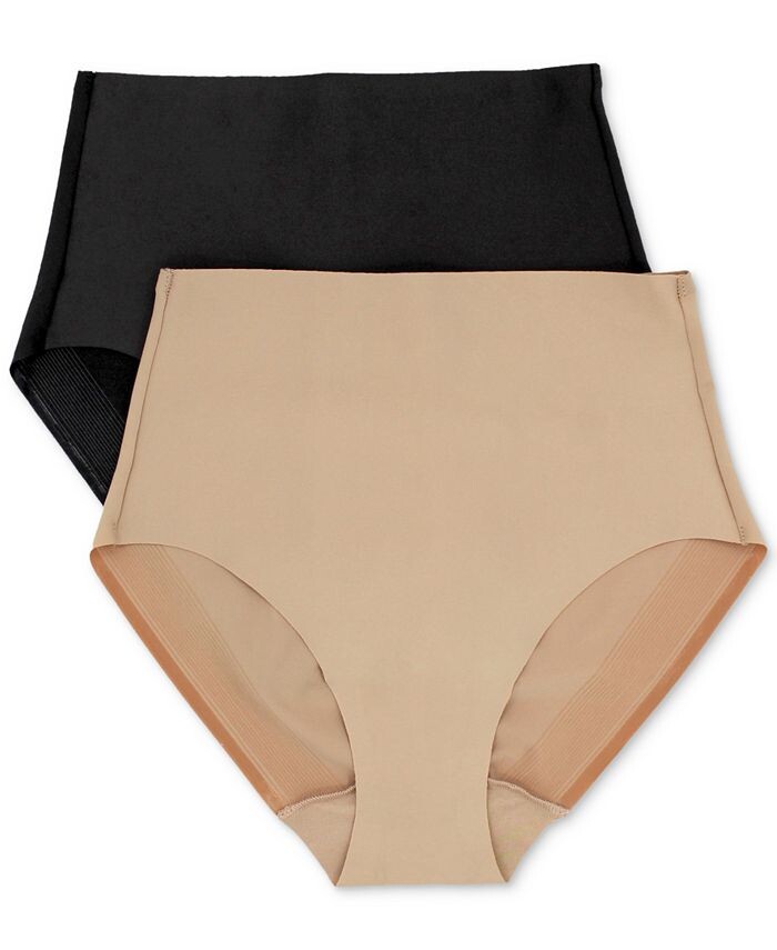 

Женские 2 шт. Легкие трусы с линией талии 2534P Miraclesuit, цвет Black with Beige