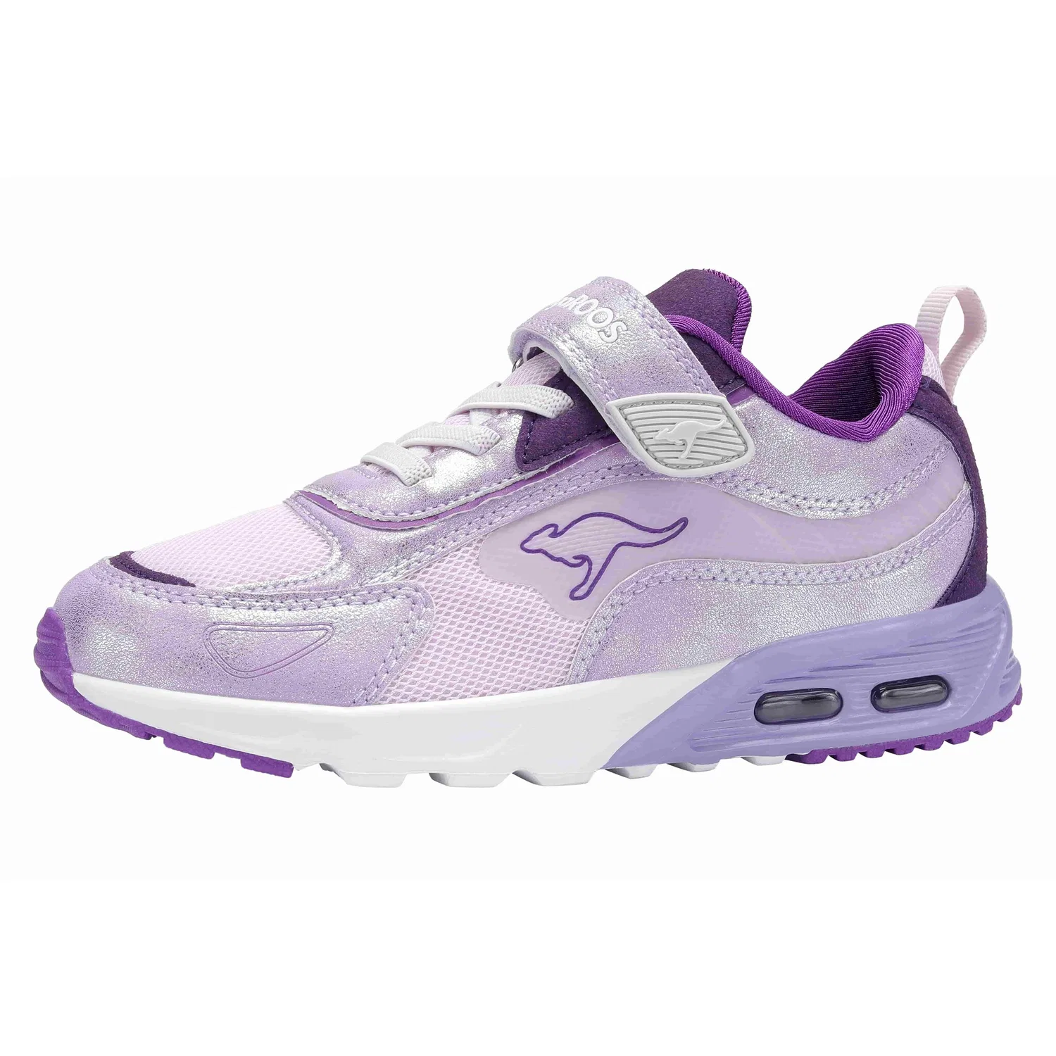 Детские кроссовки с липучкой KangaROOS KX-LUFT EV, Orchid/Amethyst