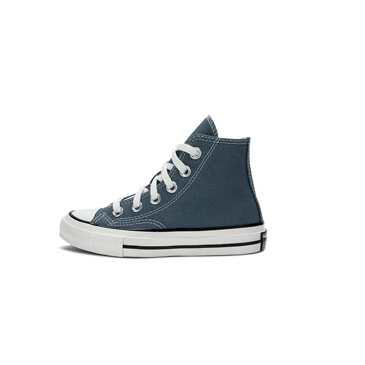 Chuck 70 Kids Canvas Shoes PS High-top Blue Converse, синий