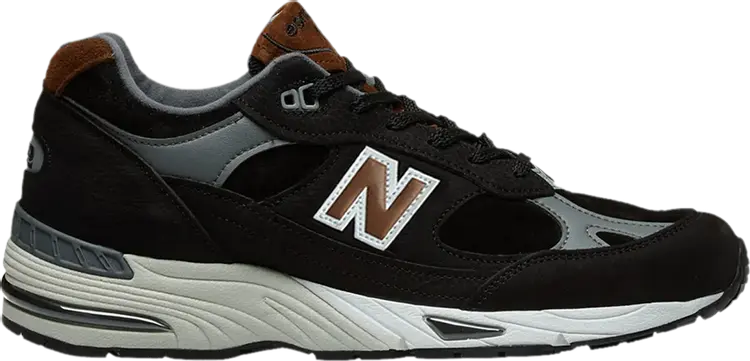 

Кроссовки New Balance 991 Made In England 'Black Brown', черный