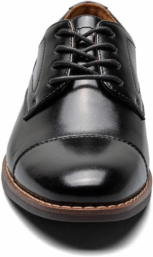 Детские туфли-оксфорды с мыском Rucci Jr. Florsheim, Black — фото 3