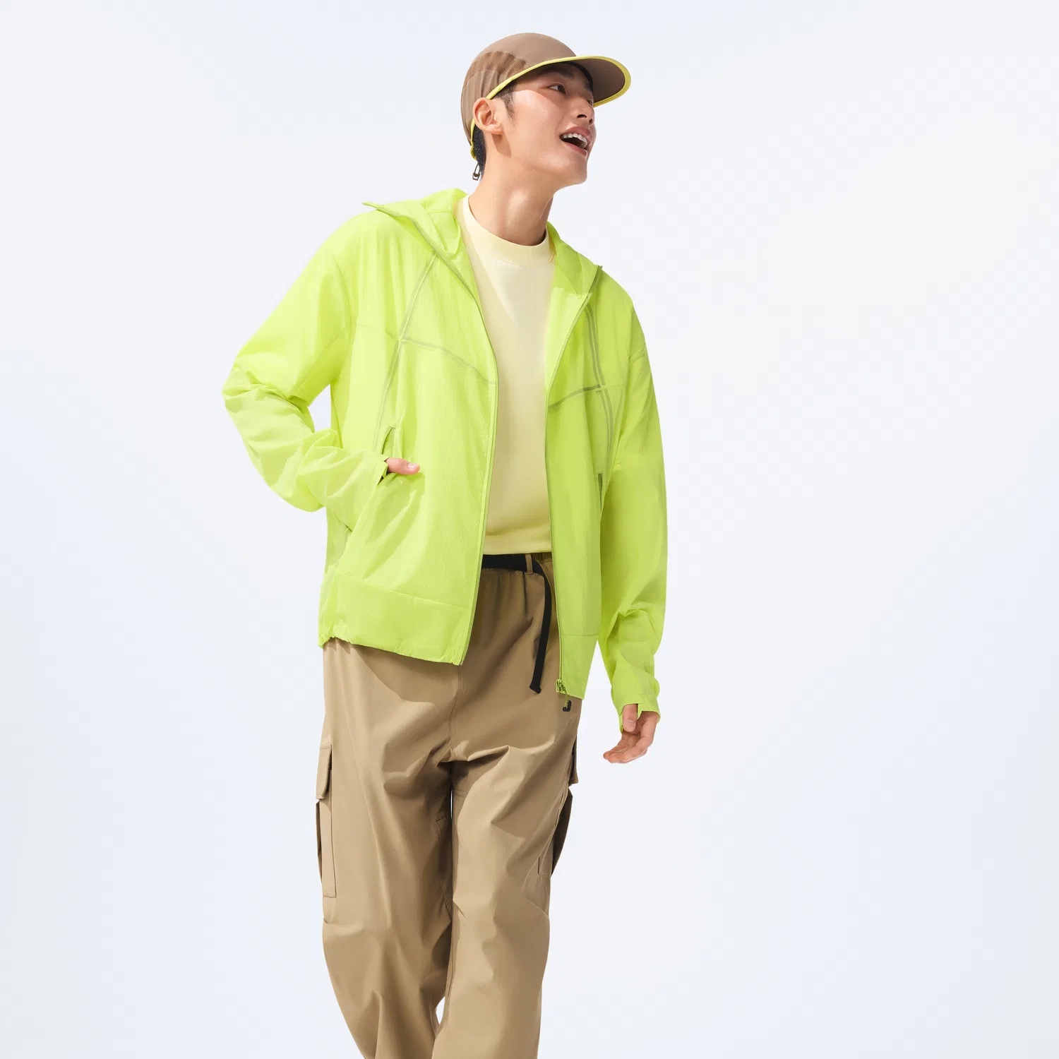 Детская солнцезащитная одежда BENEUNDER, Oak Gray Beige-Maple Leaf Orange — фото 4