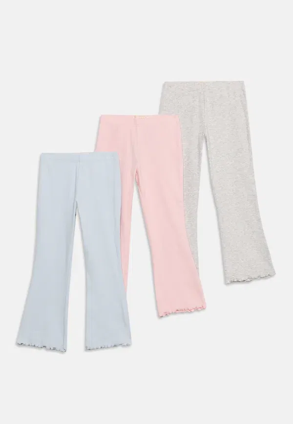 Брюки из хлопка с эластаном 3 pack Friboo, светло-розовый/голубой — фото 3