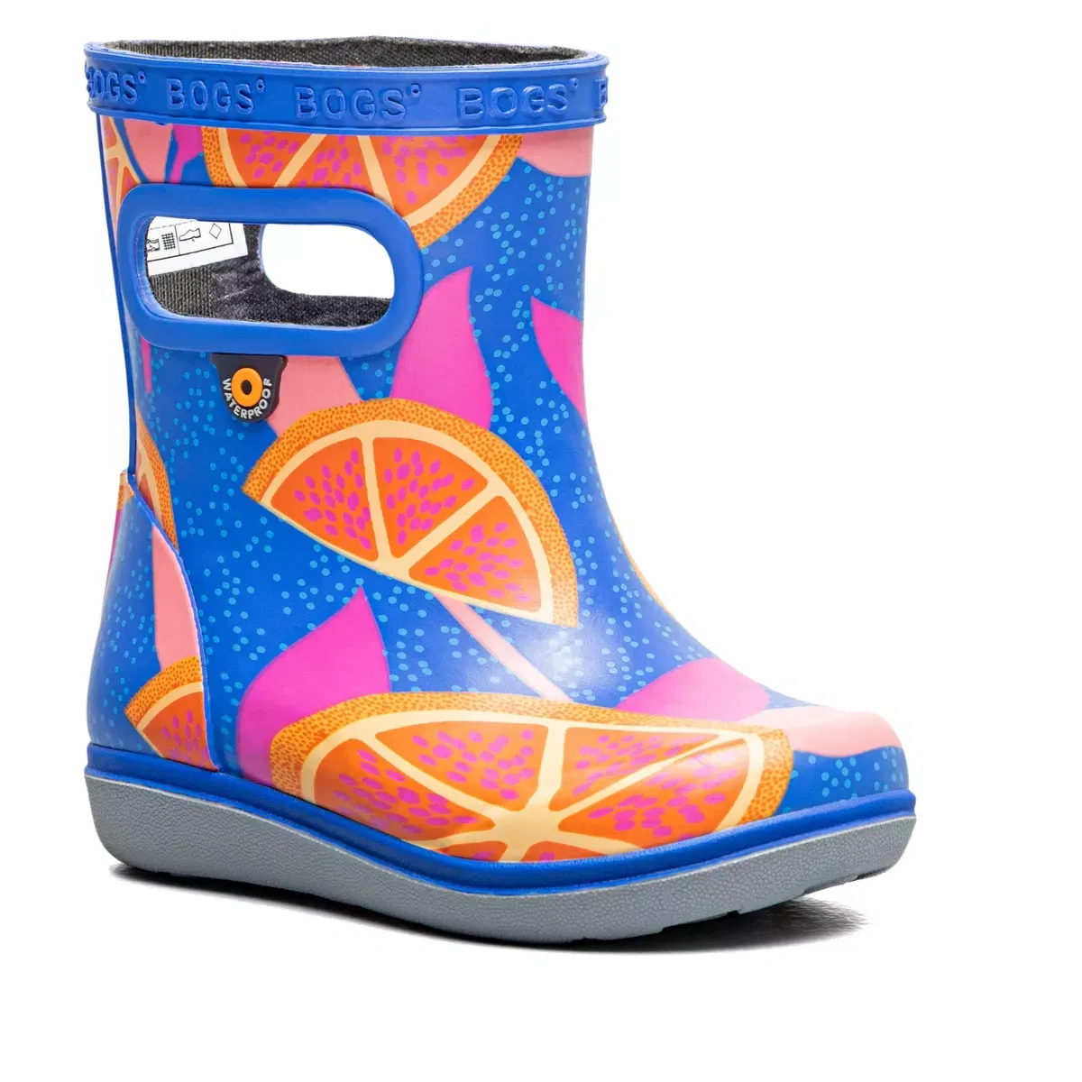 Детские сапоги-дутики водонепроницаемые Skipper II Summer Fruit Bogs, Blue Multi — фото 3