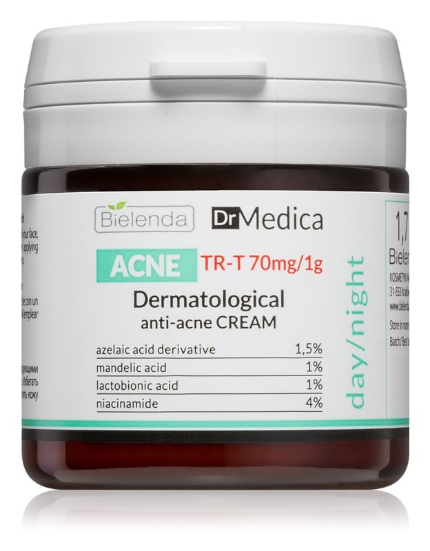 

Крем для лица для жирной кожи, склонной к акне Bielenda Dr Medica Acne