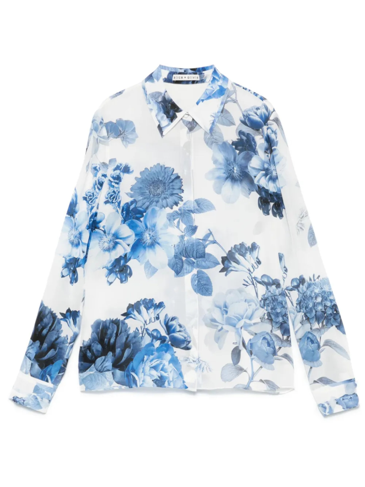 

Alice + olivia рубашка Willa, белый