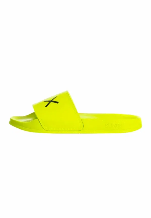 Тапочки с открытым носом, mules Sun68, Yellow, желтый