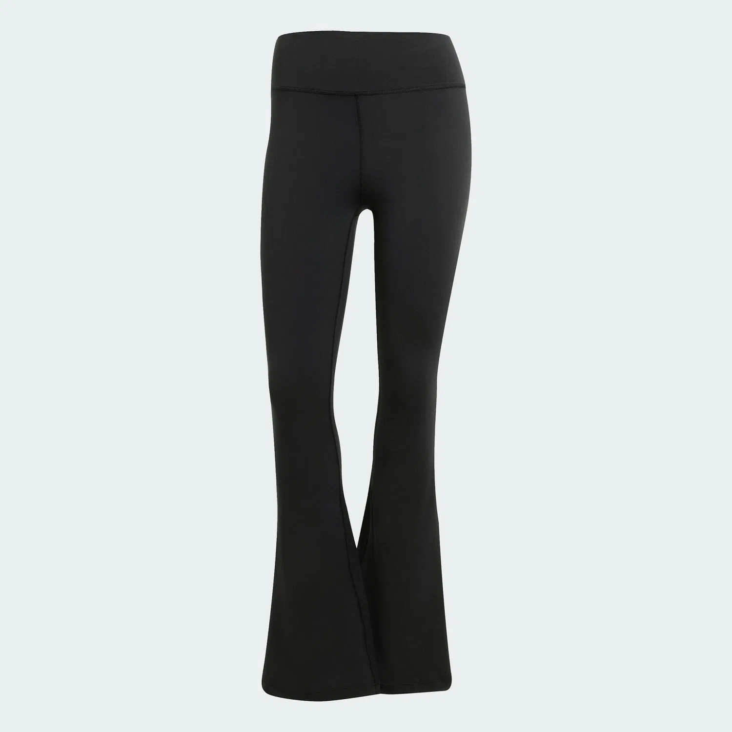 Женские леггинсы с расклешенным силуэтом All Me Essentials Flare Leggings Adidas, Schwarz — фото 2