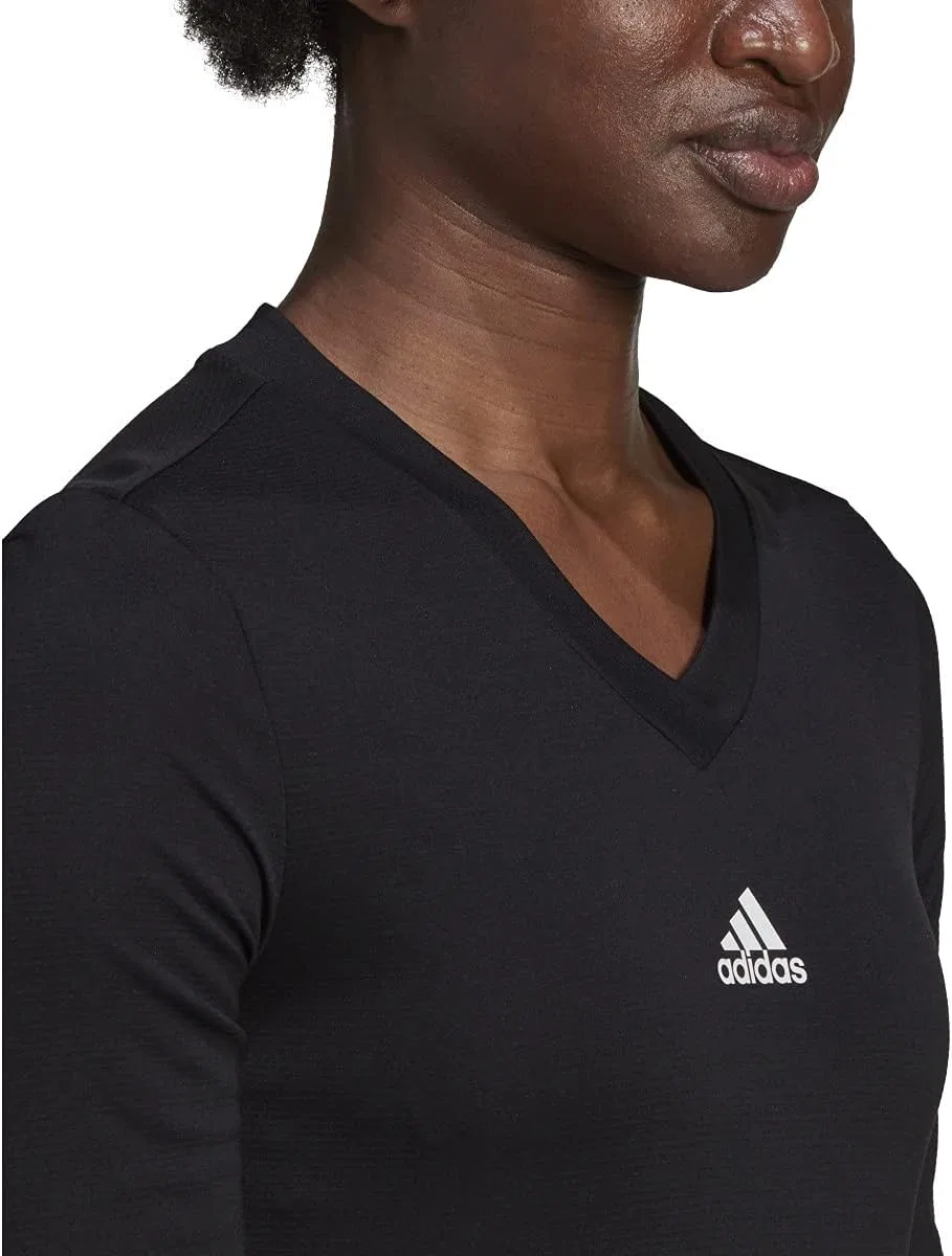 Женский спортивный топ с технологией AEROREADY adidas, Black — фото 3