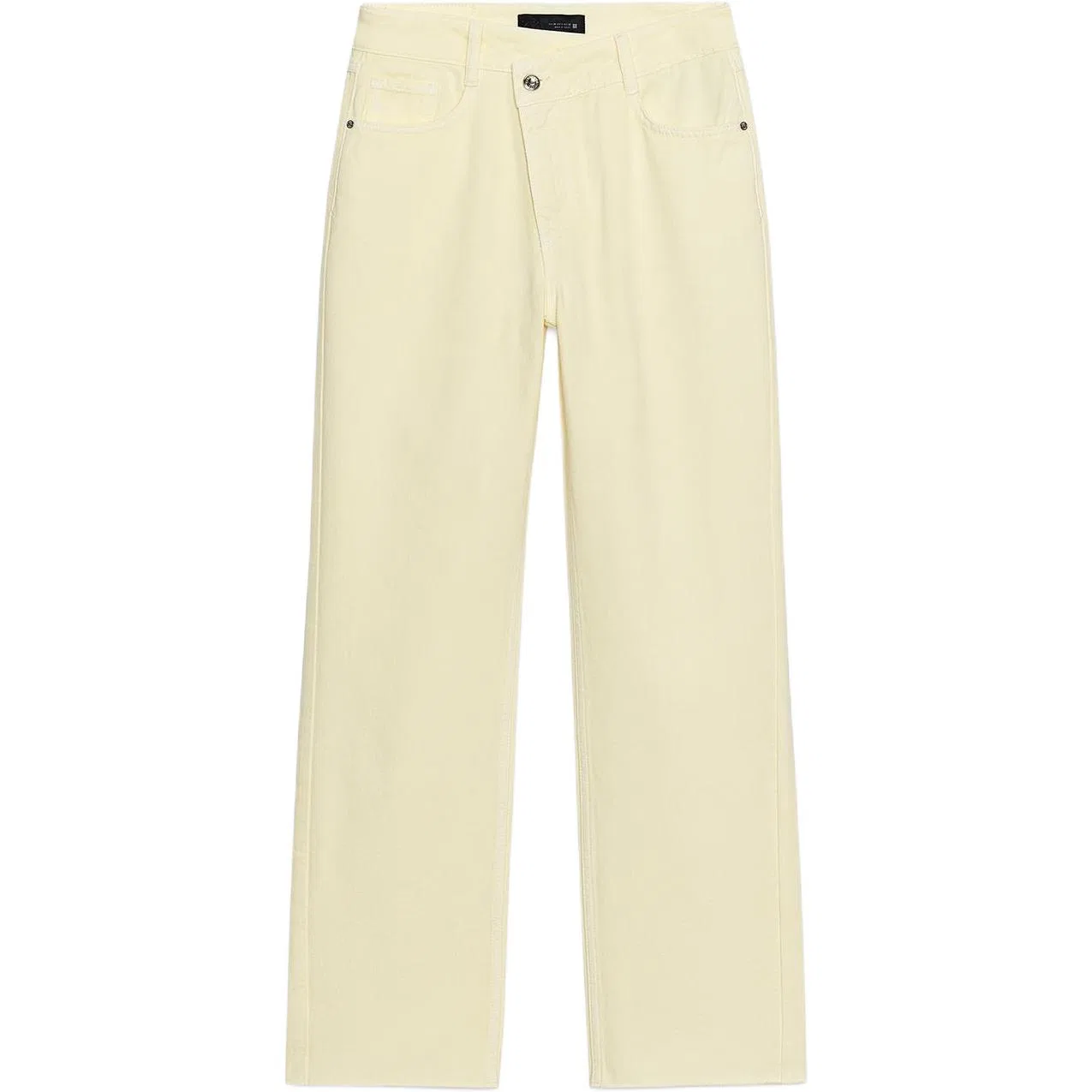 Женские джинсы прямого кроя Yellow ZARA, Yellow