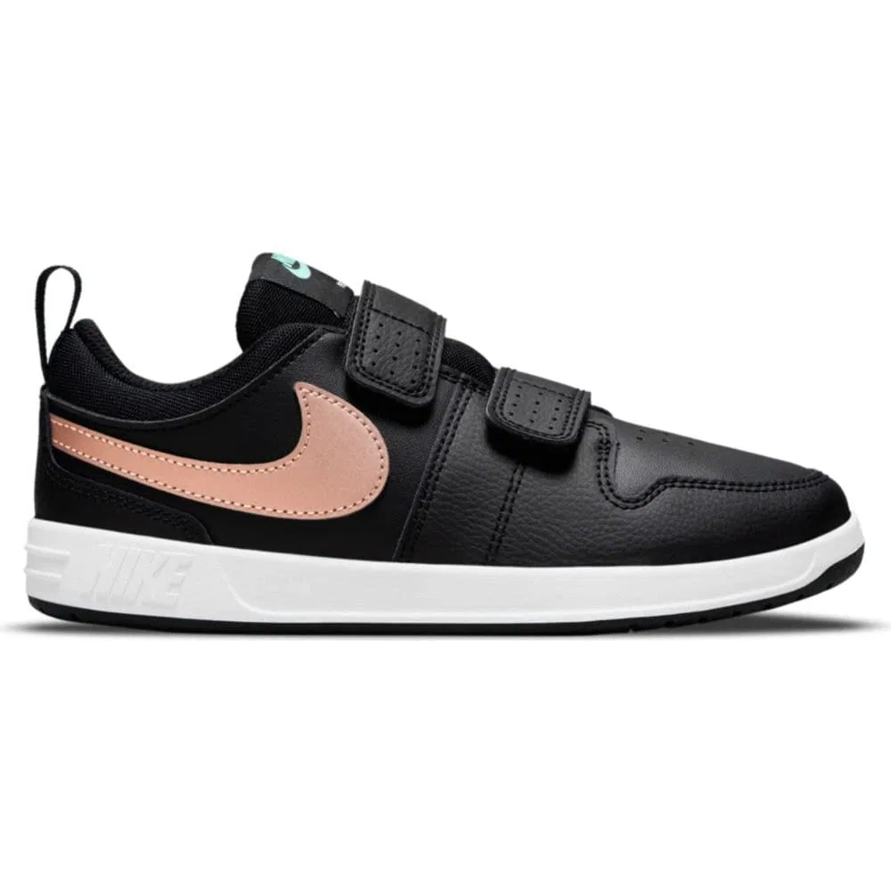 Детские кроссовки для мальчиков NIKE Pico 5 NIKE, Black Metallic Red Bronze Mint Foam — фото 2
