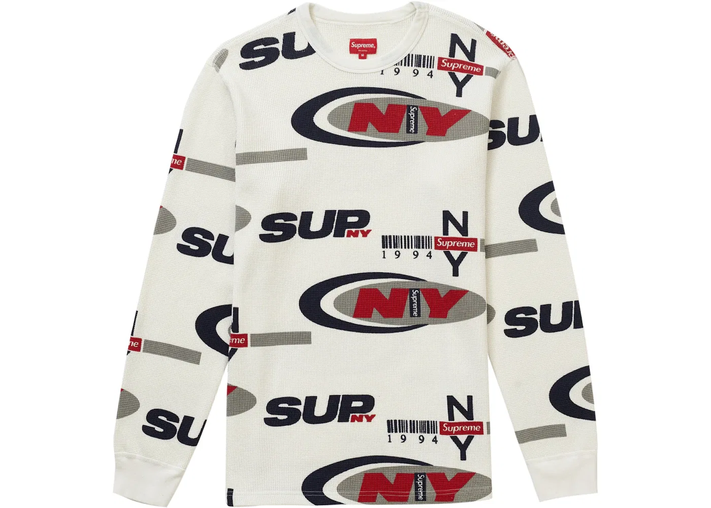 Мужской свитер с воротником Supreme Thermal, White