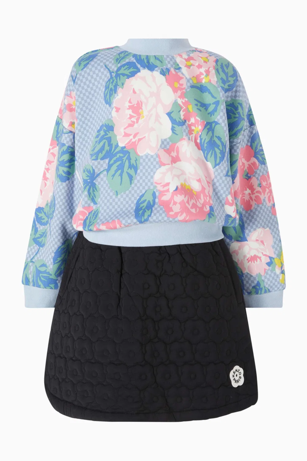 Свитшот с принтом цветочный KENZO KIDS — фото 2