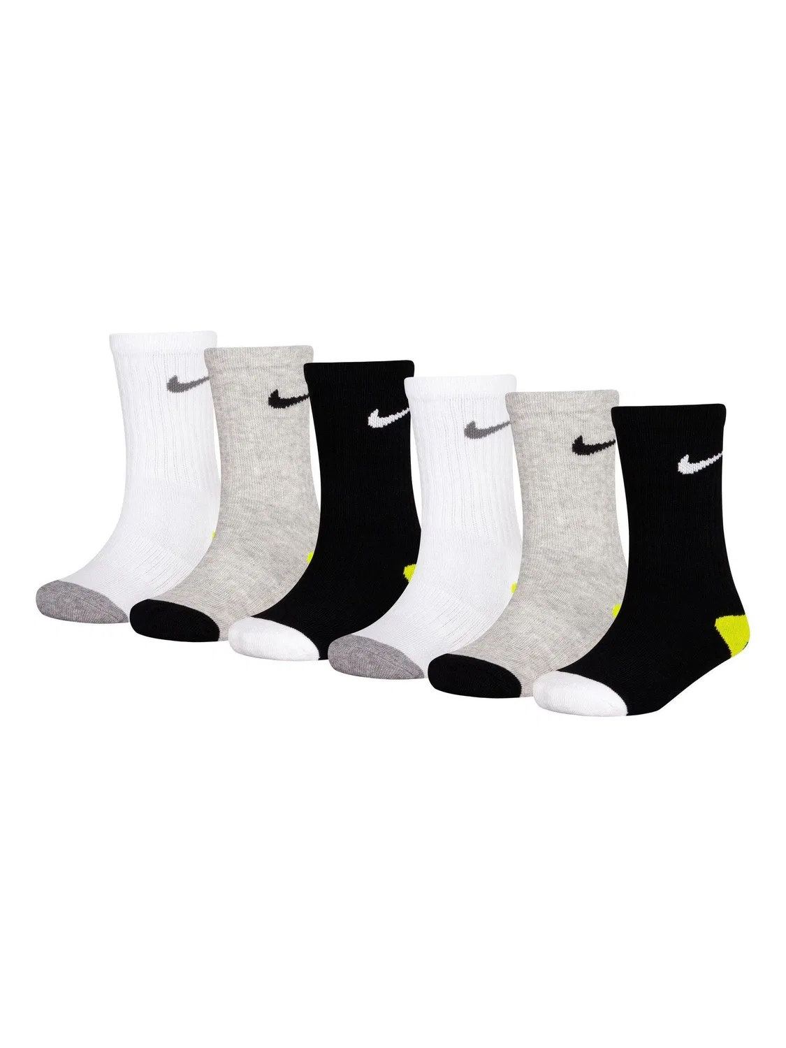 Носки Nike Grey Smiley Heel 6 пар, серый — фото 3