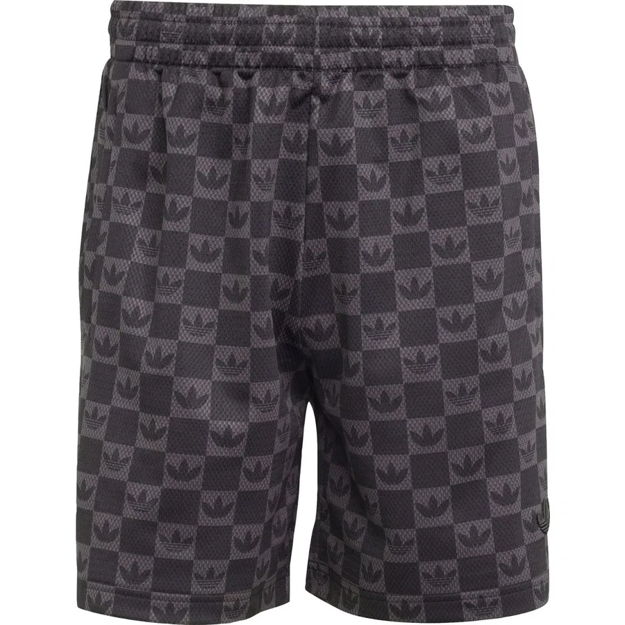 Шорты из сетки с монограммой Monogram Regular Mesh Shorts adidas, Черный — фото 3