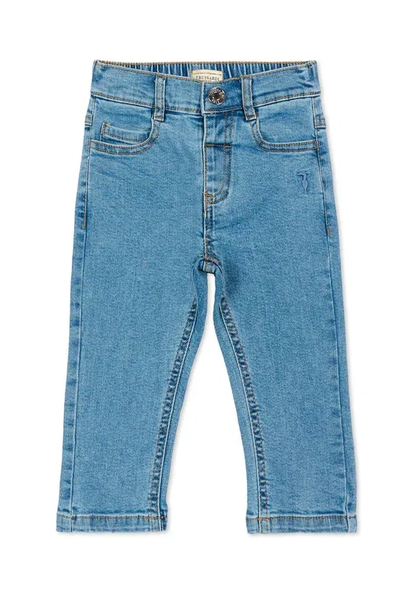 Джинсы хлопковые Straight Leg Jeans Tru Trussardi Junior, Denim, деним