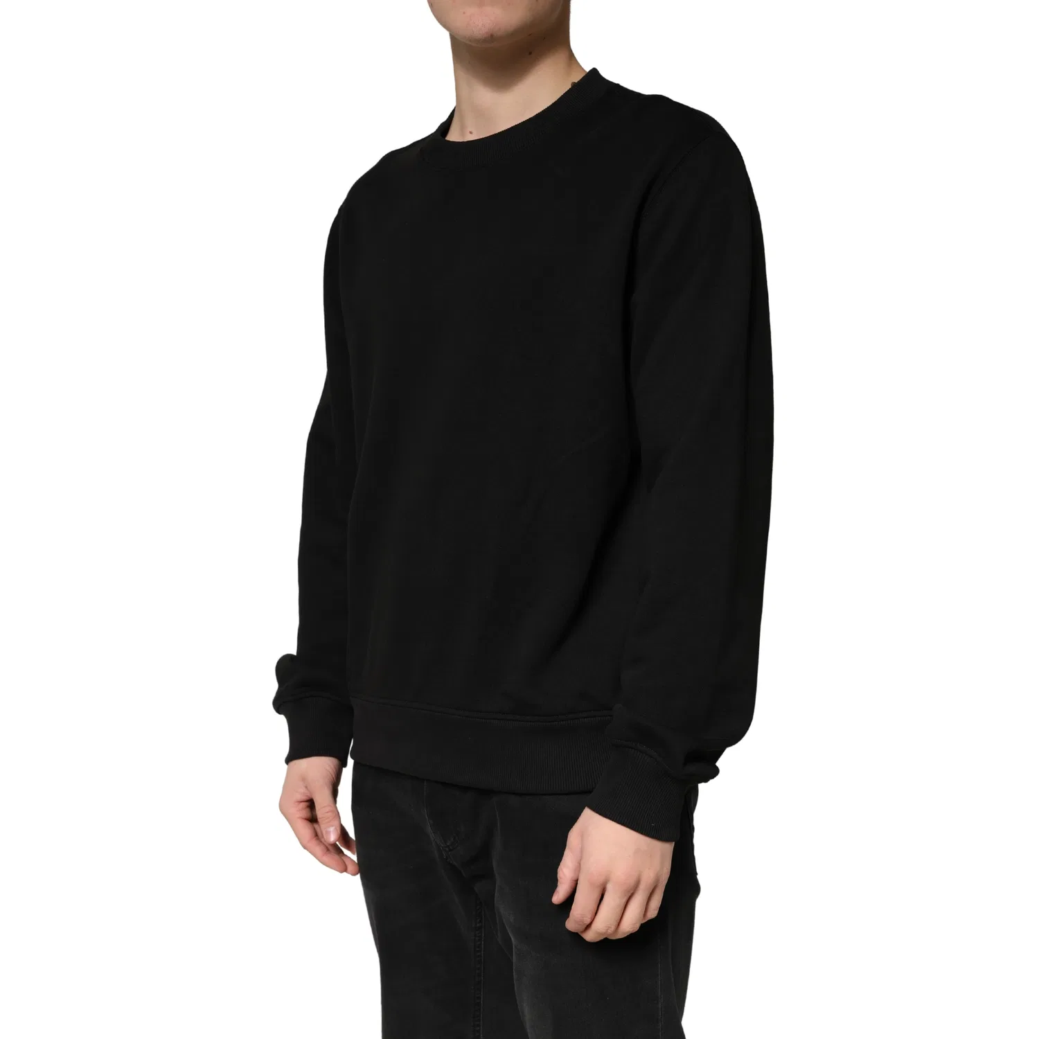 Мужской свитшот с круглым вырезом Dolce & Gabbana, Black — фото 3