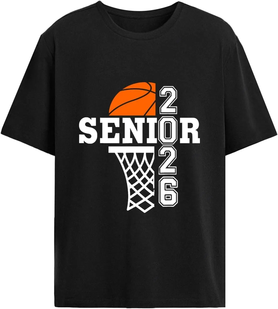 Футболка с принтом Senior Class of 2026 Shirt-003, Allblack