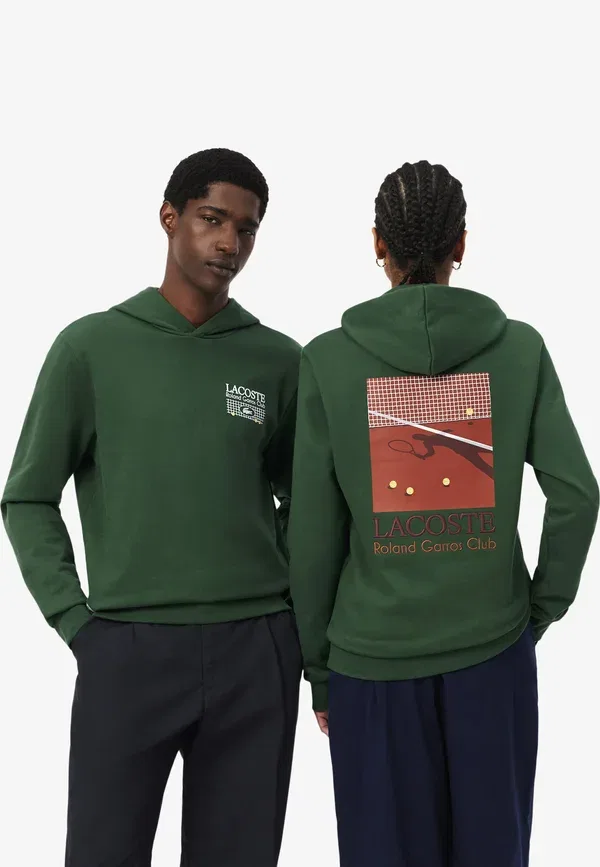 Худи Lacoste унисекс, зеленый — фото 2
