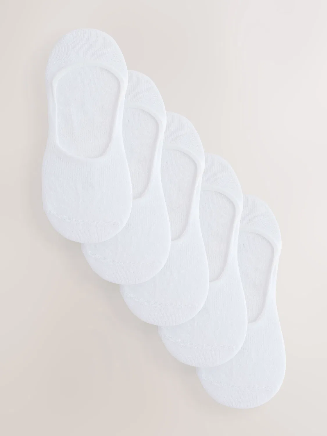 Носки низкие невидимые, 5 пар, White Next