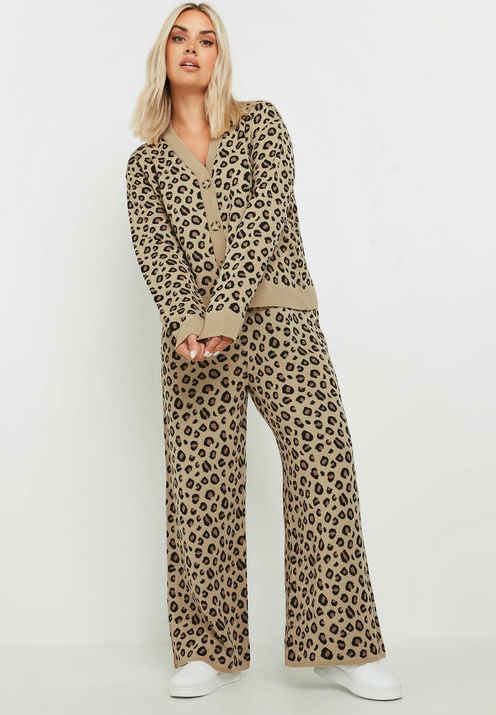 

Брюки LEOPARD WIDE LEG Yours Clothing, светло-коричневый