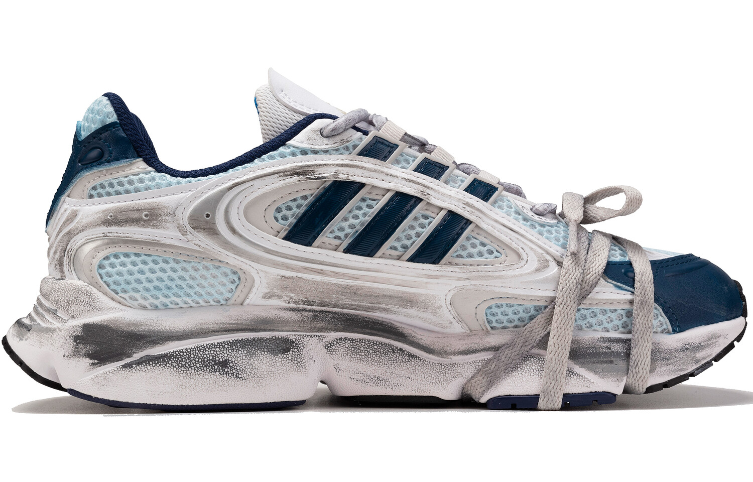 

Кроссовки Ozmillen Running унисекс Low-top синие Adidas Originals