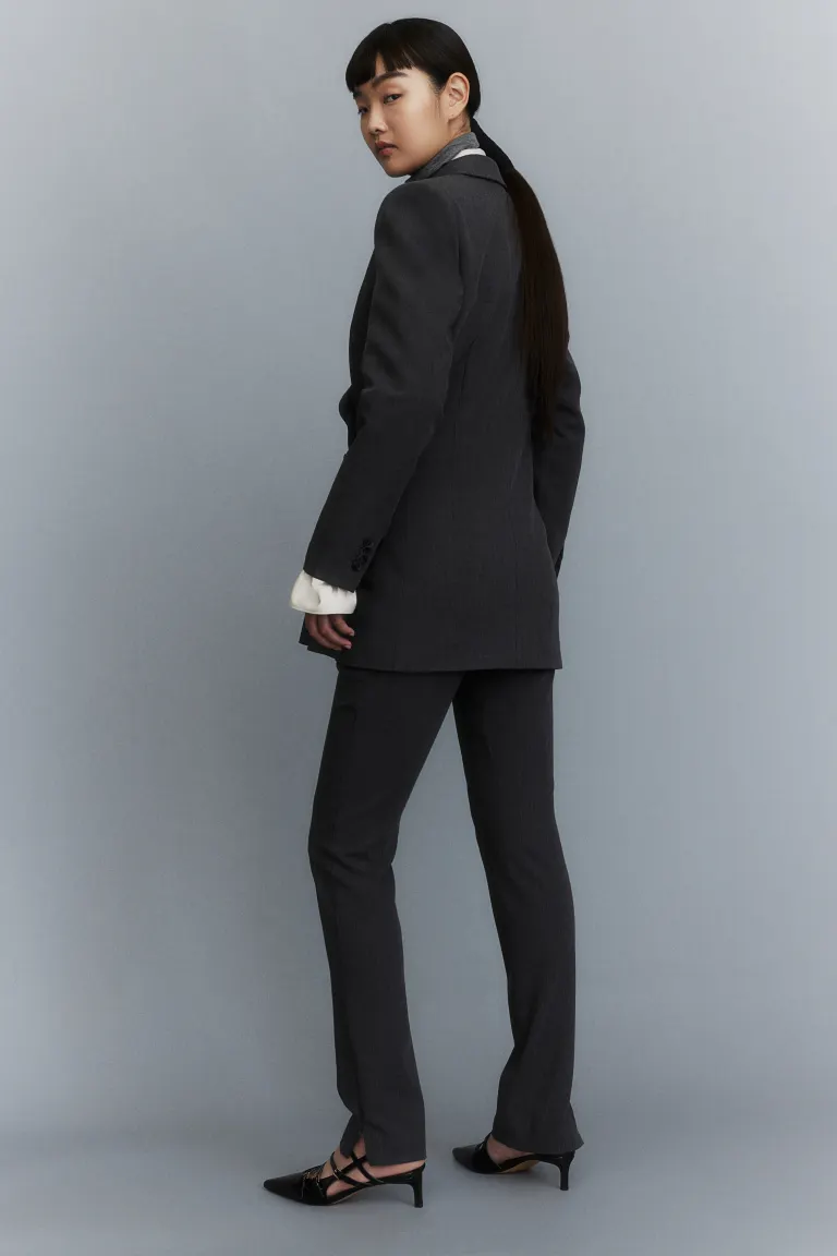

Габардиновые брюки H&M, серый