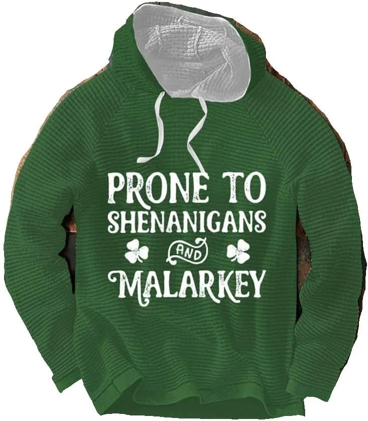 Винтажный худи с принтом Prone To Shenanigans And Malarkey
