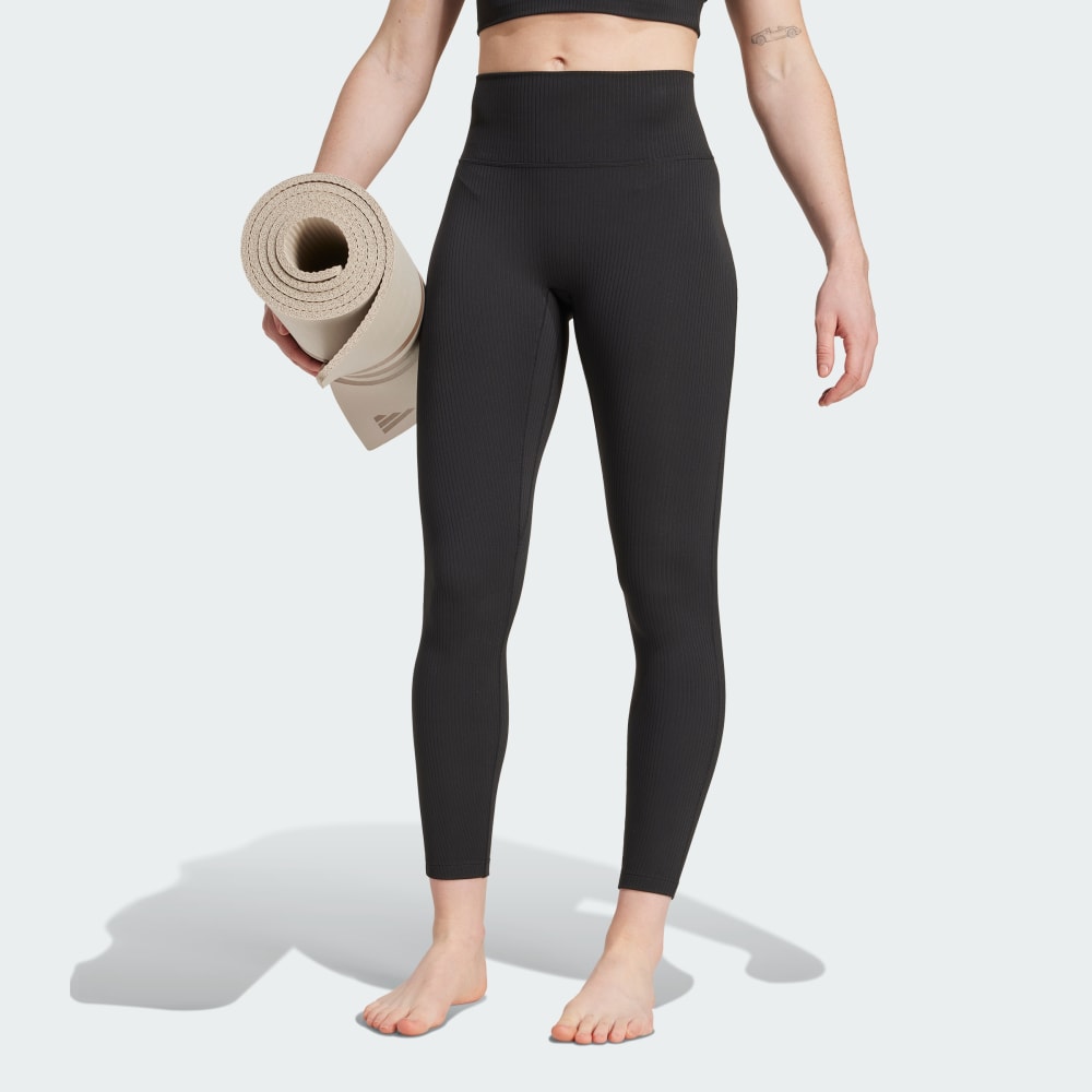 

Леггинсы Adidas All Me Rib 7/8 Leggings, черный