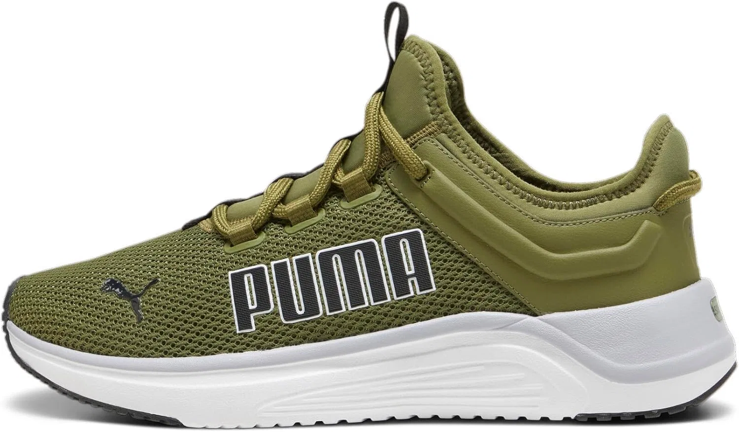 Беговые кроссовки Puma Unisex Softride Astro SlipRoad, Olive Green Gray Fog Puma White Puma Black