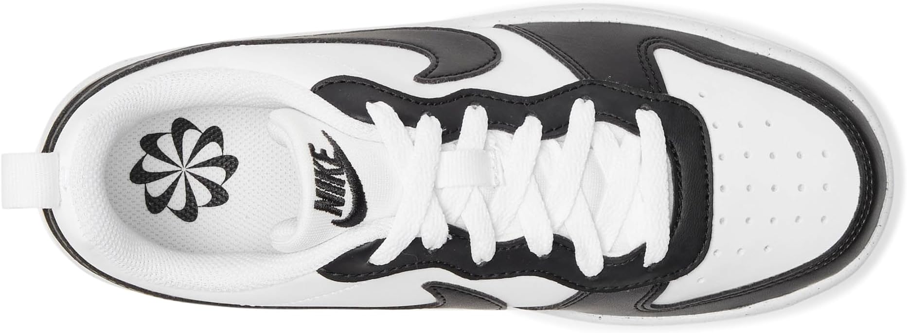 Кроссовки Nike Kids Court Borough Low Recraft, цвет White/Black — фото 2