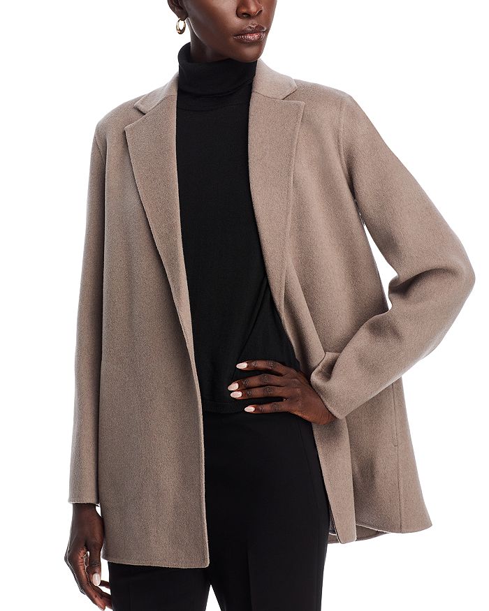 

Куртка Clairene - Heritage Fit из двухслойной шерсти и кашемира Theory, коричневый/бежевый