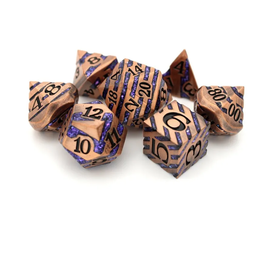 

Аптека Поли Сет (7), Wood and Metal Dice (Dice Envy)