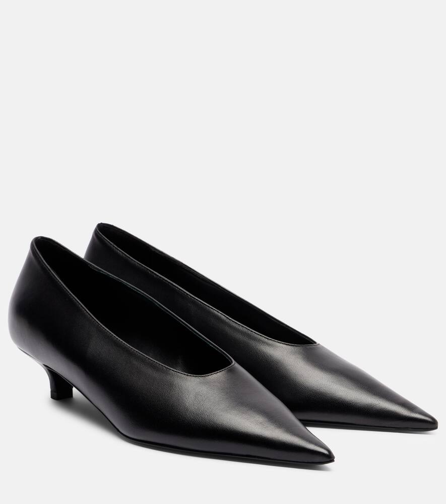 Кожаные лоферы Toteme, Black