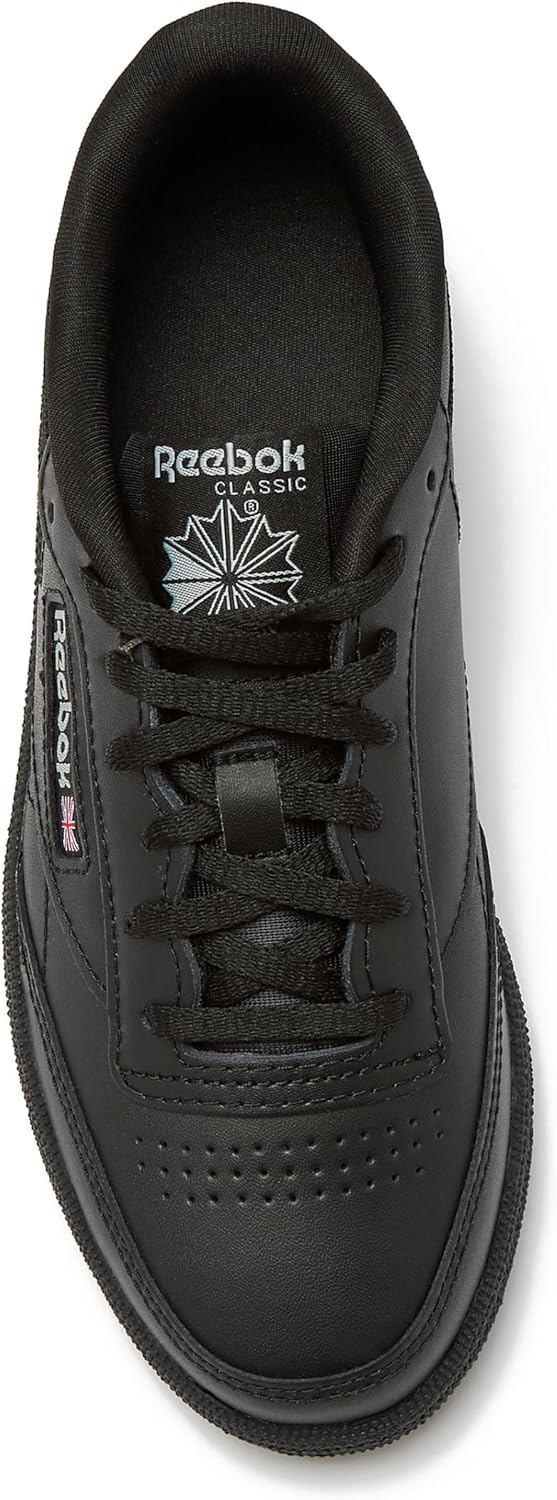 Кроссовки Reebok Club C для девочек и мальчиков, унисекс, для малышей, детей младшего или старшего возраста, черный/угольный — фото 4