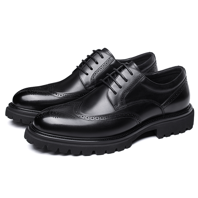 LAORENTOU Мужские туфли для костюма 3,5 см черные, цвет Black — фото 4