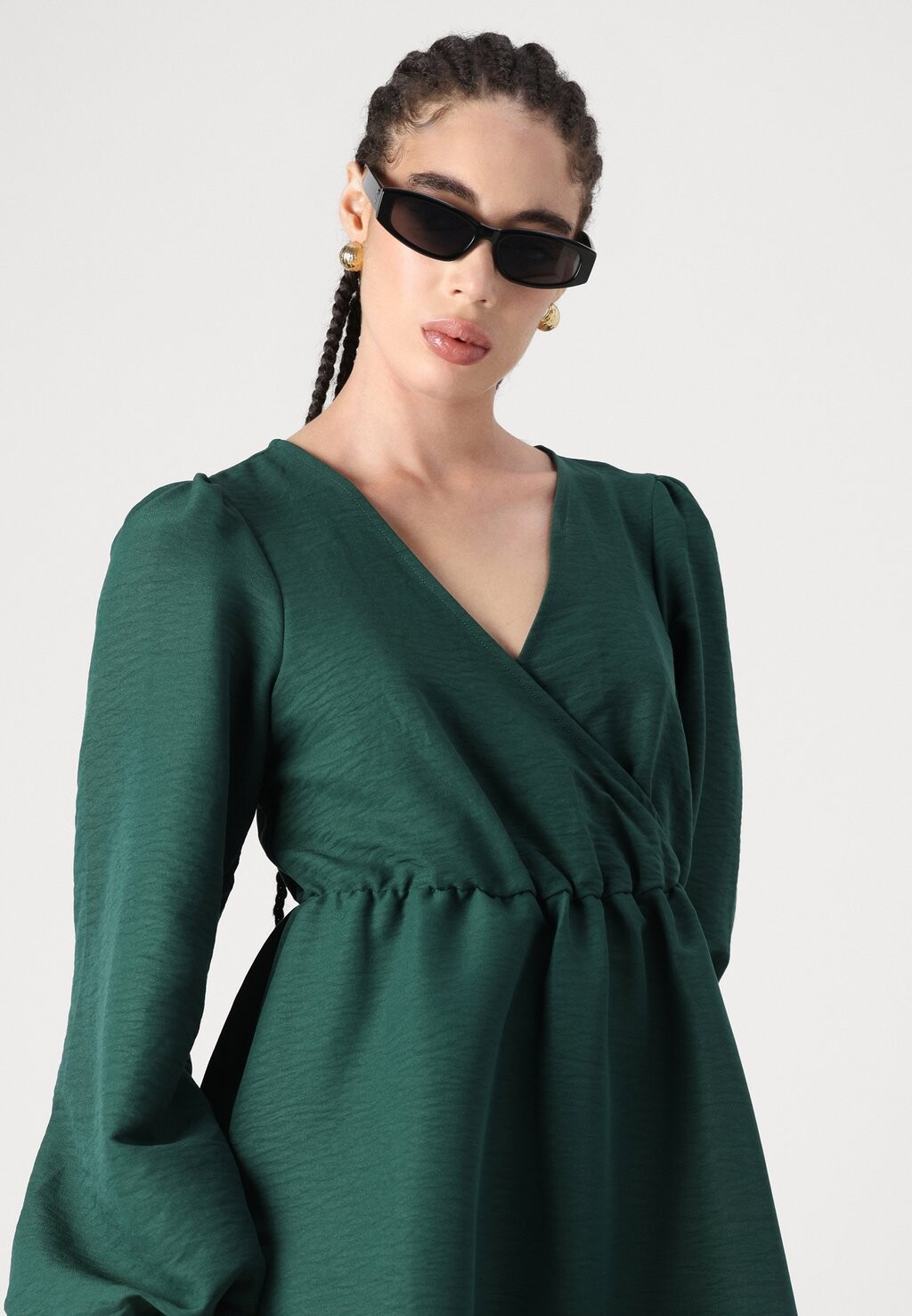 

Коктейльное платье / Вечернее платье VIKRIS DRESS VILA, темно-зеленый