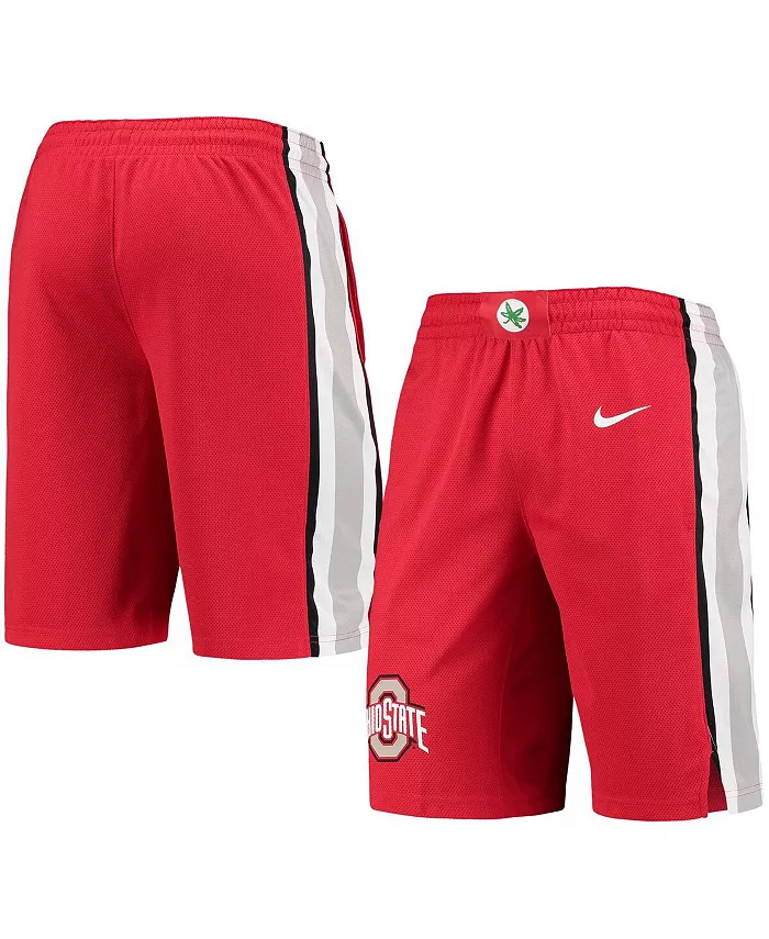 

Мужские баскетбольные шорты Scarlet Ohio State Buckeyes Replica Performance Nike