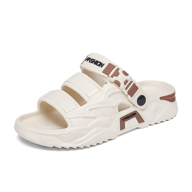 

KUPE Пляжные сандалии мужские бежево-коричневые, цвет Beige Brown