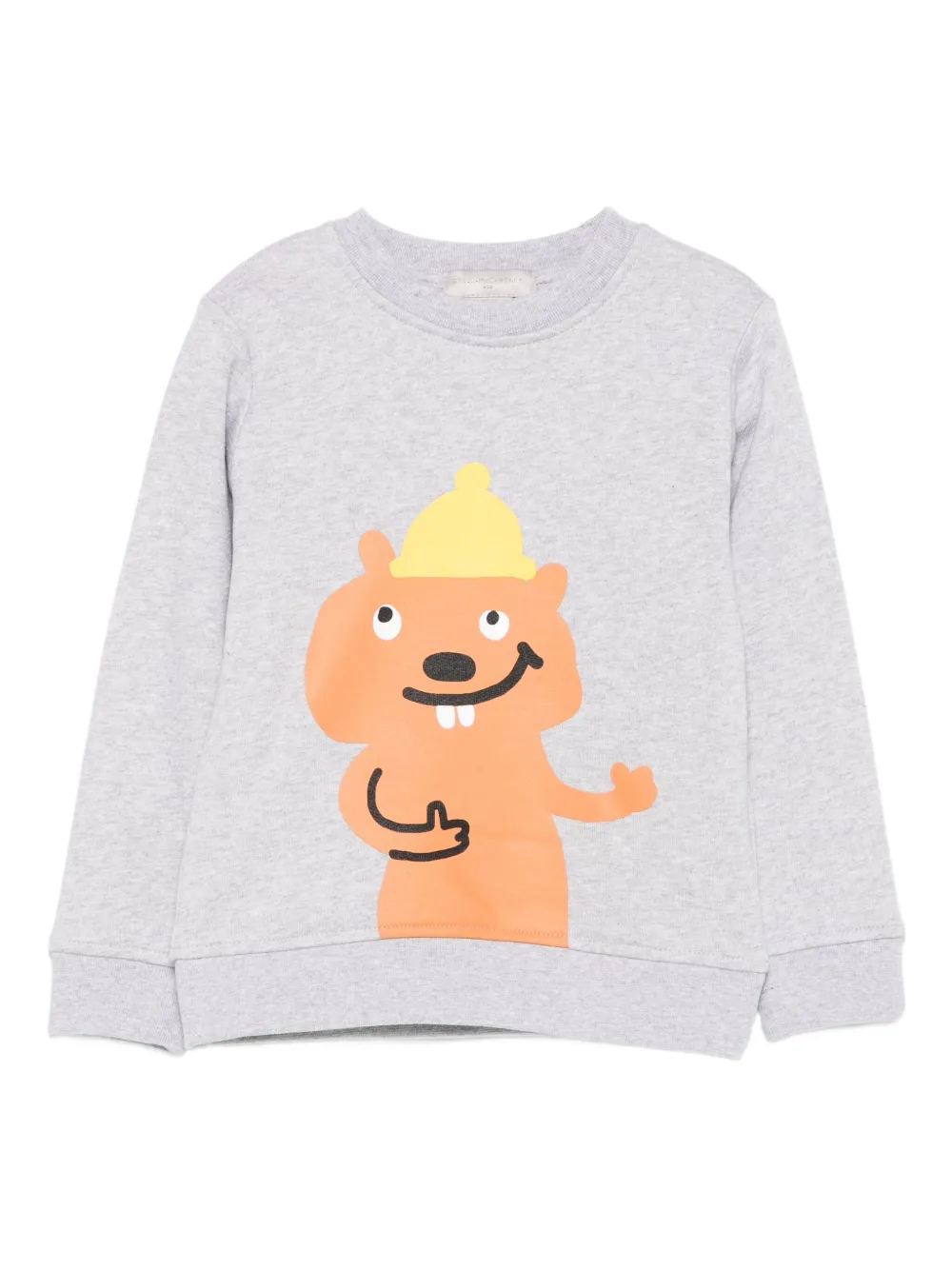 

Толстовка с принтом Stella McCartney Kids, серый