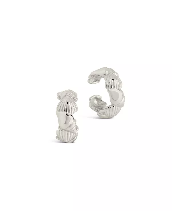 

Серьги-Каффы серебристого или золотистого оттенка, изогнутые, комплект из 2 шт. Sterling Forever, silver