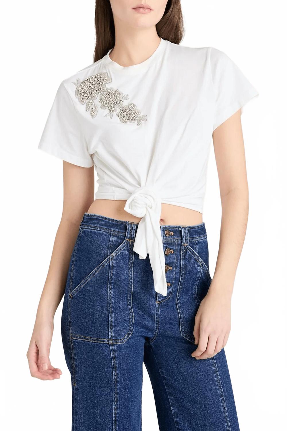 

Топ Liya в белом Cinq a sept