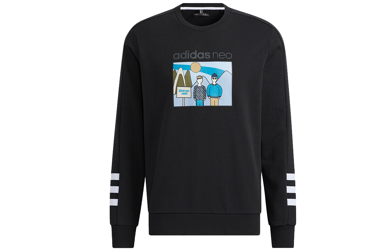 

Adidas Neo Толстовка мужская черная
