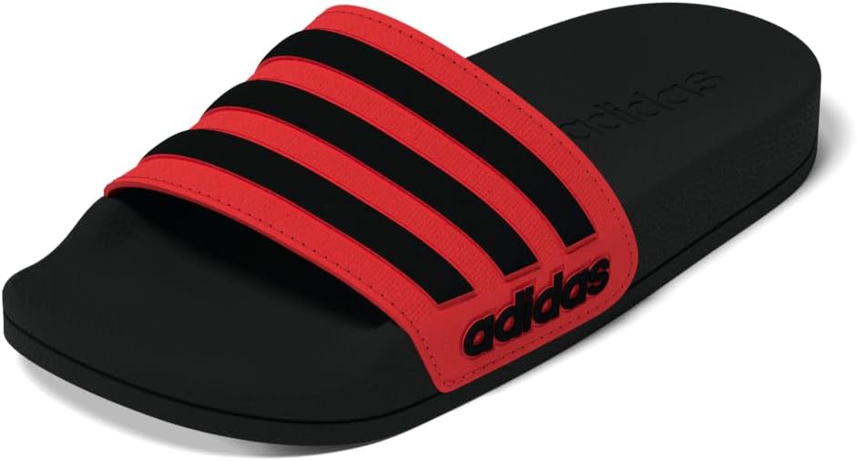 

Детские шлепанцы для душа adidas Adilette, черный/алый