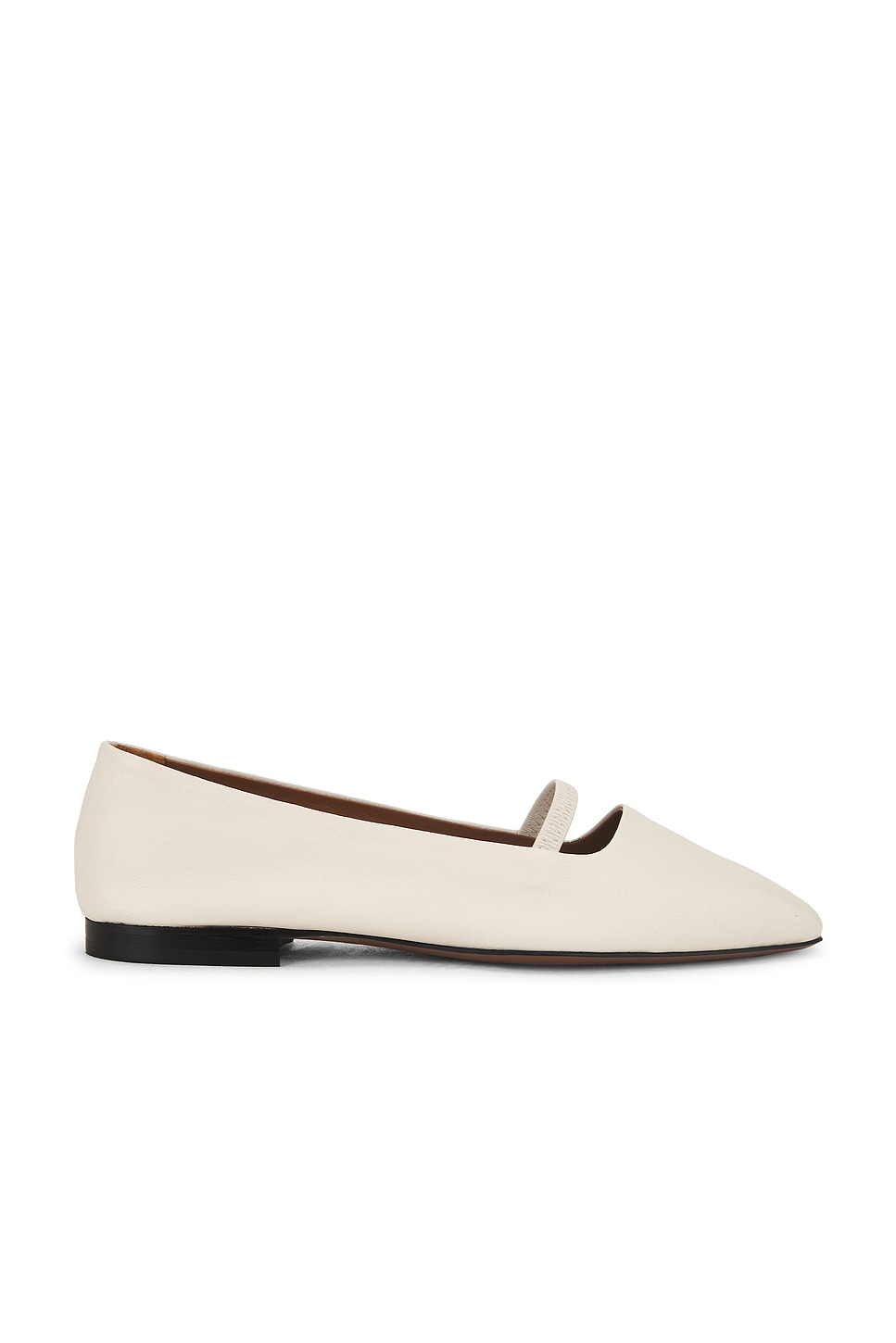 Туфли-балерины из льняной кожи nappa Loria Atp Atelier, linen