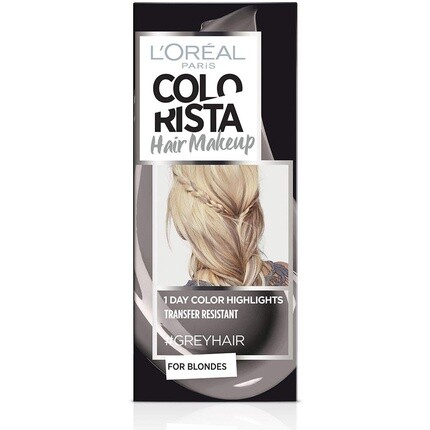

L'Oreal Colorista Hair Makeup Временная краска для волос #Седые волосы 30мл