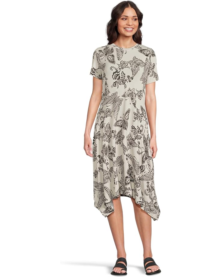 

Платье Johnny Was The Janie Favorite Short Hankerchief Hem Dress- Sy, цвет Sydnee-bw