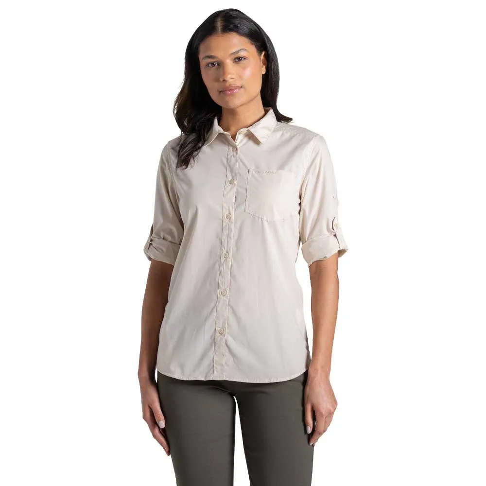 

Рубашка с длинным рукавом Craghoppers Kiwi III, бежевый