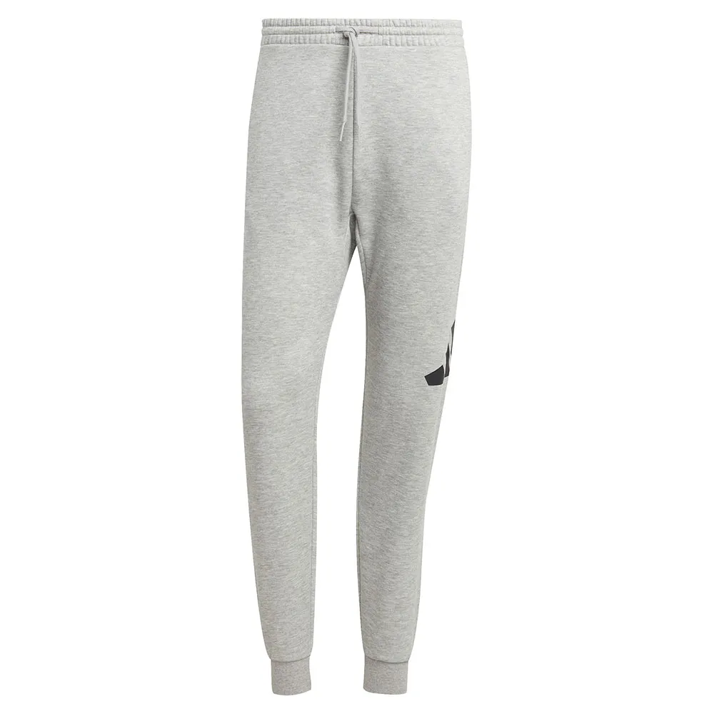 Джоггеры adidas Essentials Big Logo Cuffed Fleece, серый — фото 3